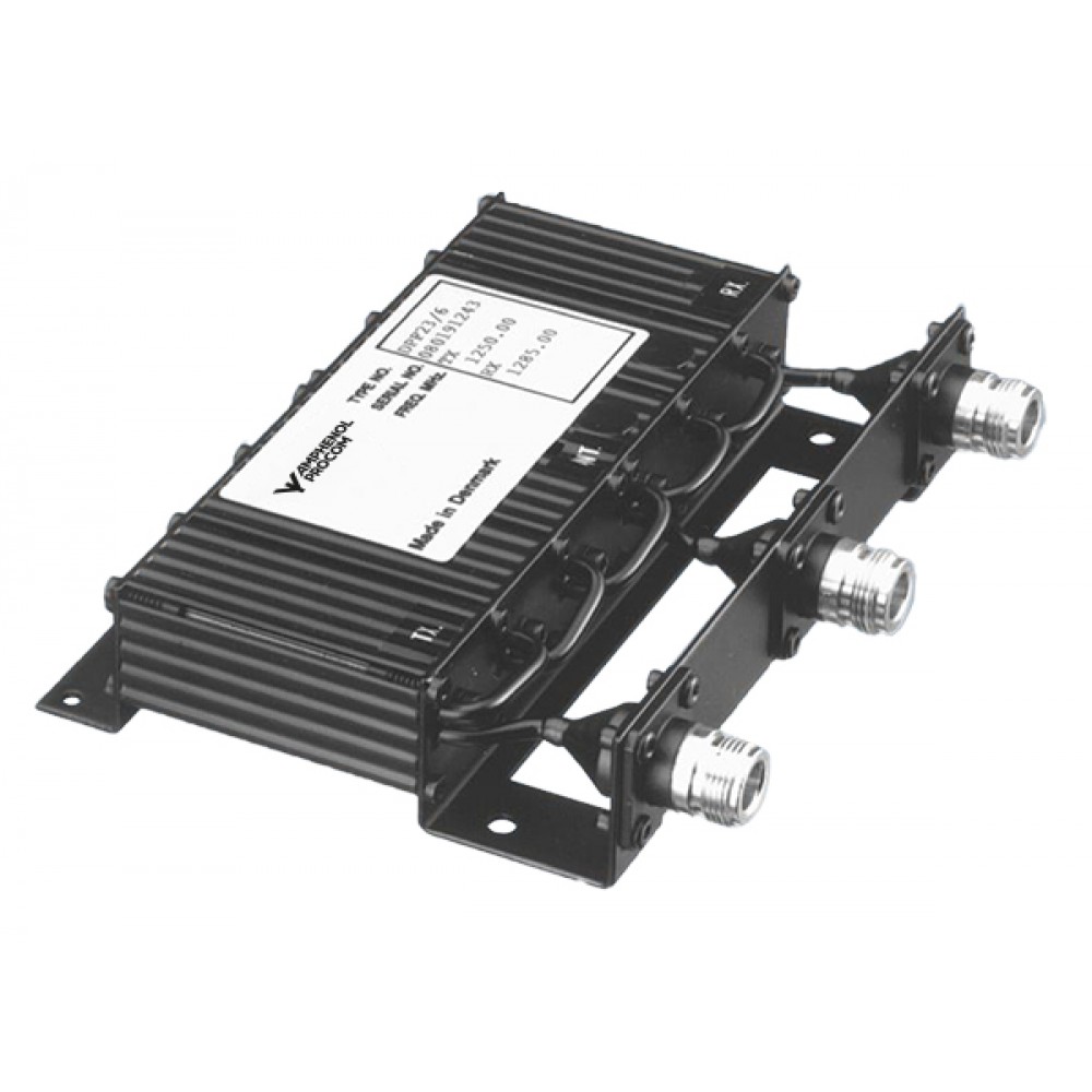DPF 23/6  6-Cavity Duplexer for the 23cm
Amateur Radio Band 1240 - 1300 MHz