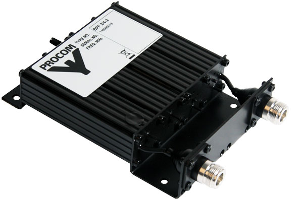 BPF 2/4-2-BNC Band-Pass filter 2MHz BW