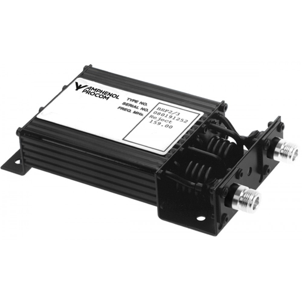 BRF 2/3 N    Band Reject Filters
Band-Reject (Notch) Filters for the
160MHz