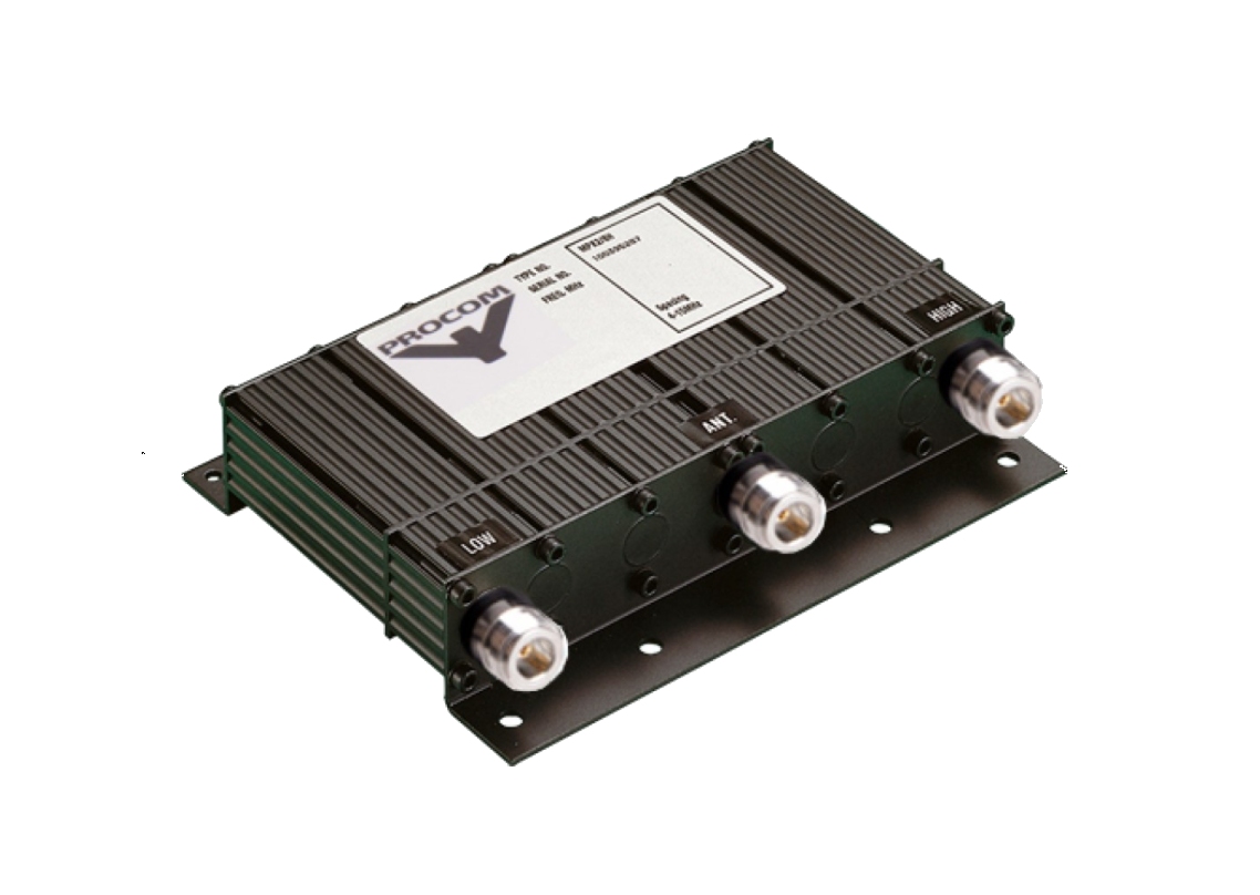 MPX 2/6 L-4/6-N(f)
Spacing: 4 - 6 MHz, 138 - 156 MHz