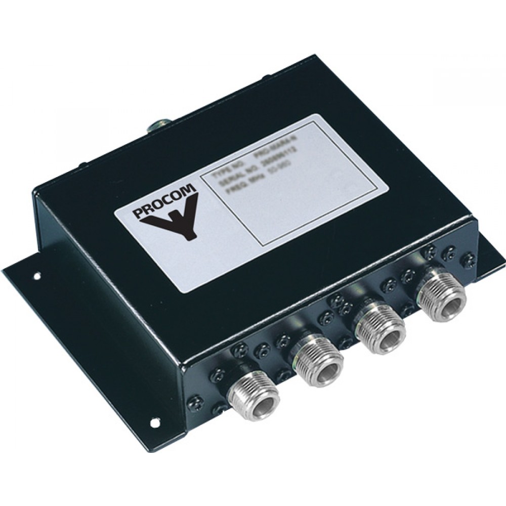 PRO-PDI4-40-800-6 dB-10W-N
Power Splitters and Dividers
PRO-PDI4-40-800-6 dB-10W-N