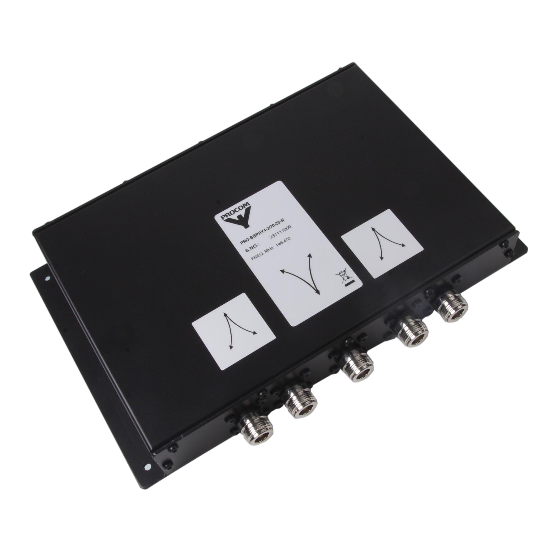 PRO-BBPHY 4/146-470-20-N
146-470 MHz