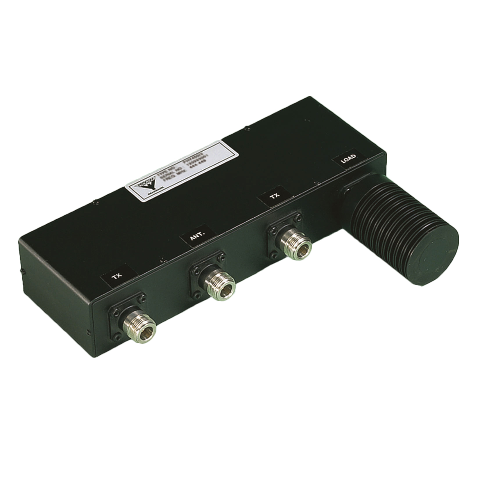 PRO-PHY450-2-5  2-Channel Hybrid
Combiner for 460-480MHz Transmitters
50 W per channel