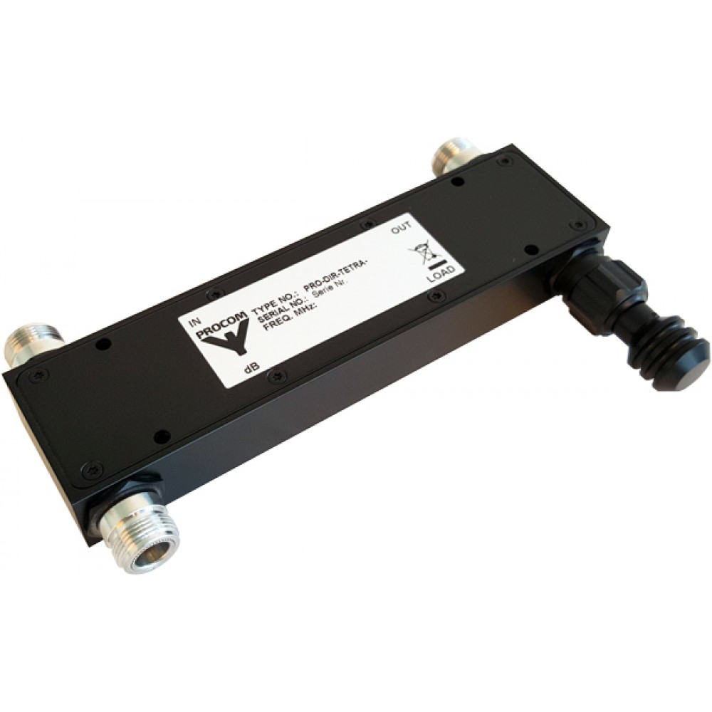 PRO-DIR 300-400-20 dB
100 W Directional Coupler with 20 dB
300-400 MHz band