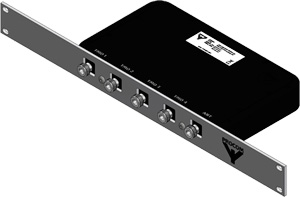 19" Front plate for connectors in front