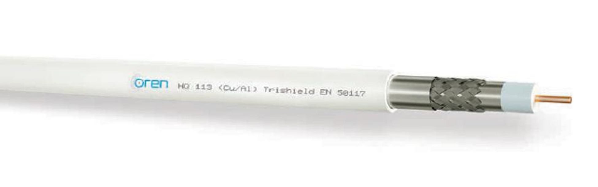 HQ113HFFR  75ohm low loss coax Dca
White, 6,8mm, 250m drum
RG6T