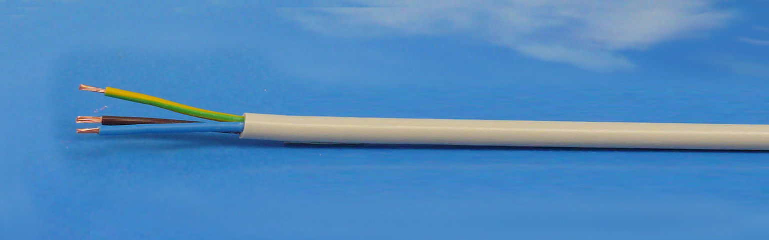 PVC kabel 3x0,75# Grå