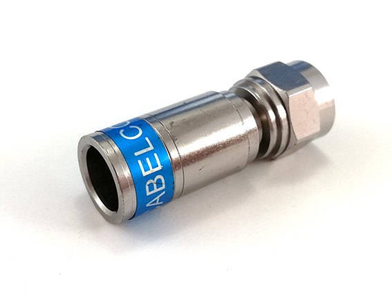 F Con F-56-CX3-7,0 QM uden o-ring
F han  RG6T Compression 7mm kabel