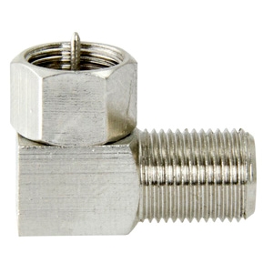 Adaptor F-female/IEC-male, 90° vinkel
FIA-01