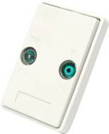 Freja Stikdåse T0B  Comega  TV/FM   Hv
Slutdåse