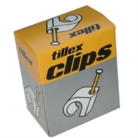 C 5-7 W Tillex Clips hvid 20mm søm