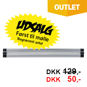 LED Lysliste 12 volt 30 cm 3W, Naturhvid