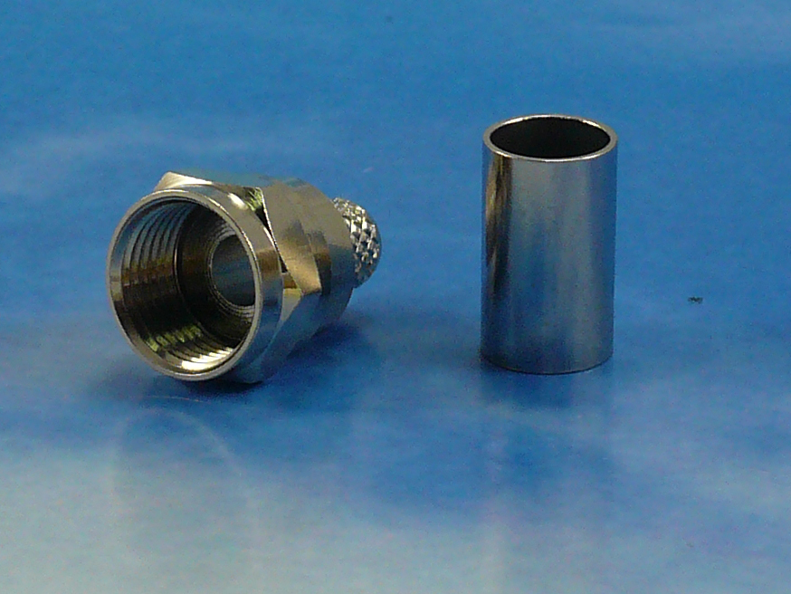 F male crimp for RG59