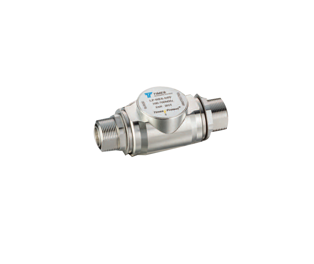 716 DIN F/F Lightning Arrestor
DIN Female connectors on surge and
protected sides - LP-HBX-DFF